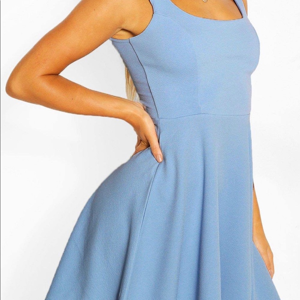 Divided Dresses | H&M Light Blue Skater Dress